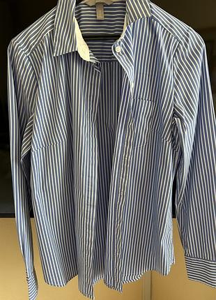 Сорочка нм в синю полоску