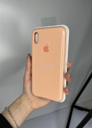 Чехол на iphone xs max відкритий низ чехол на айфон silicone case