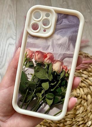 Квітковий чехол на iphone 11 pro