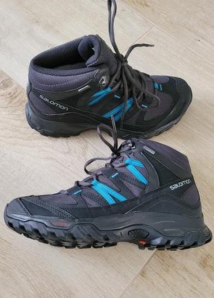 Нові трекінгові черевики ботинки зимові goretex 25 см 40 розмір salomon - mudstone mid gtx w