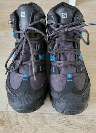 Нові трекінгові черевики ботинки зимові goretex 25 см 40 розмір polar salomon - mudstone mid gtx w8 фото