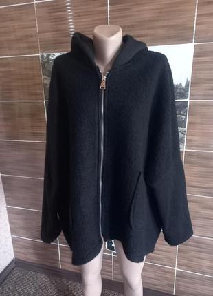 Пальто кардиган із капюшоном new collection