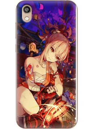 Чохол силіконовий з картинкою на huawei honor 8s (аніме)