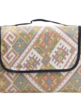 Килимок туристичний каремат похідний для кемпінгу складаний, підстилка для пікніка та пляжу