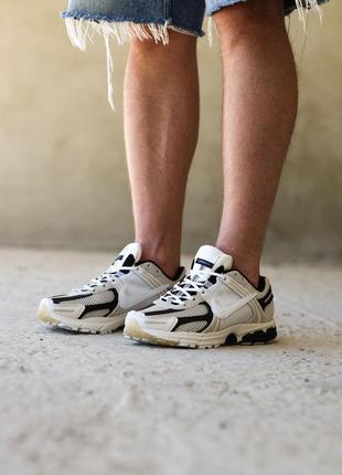 Nike zoom vomero 5 beige/black, женские кроссовки, жюркие кроссовки4 фото