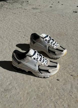 Nike zoom vomero 5 beige/black, женские кроссовки, жюркие кроссовки9 фото