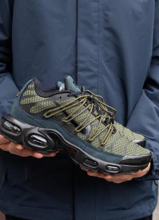 Чоловічі кросівки nike air max plus tn khaki black8 фото