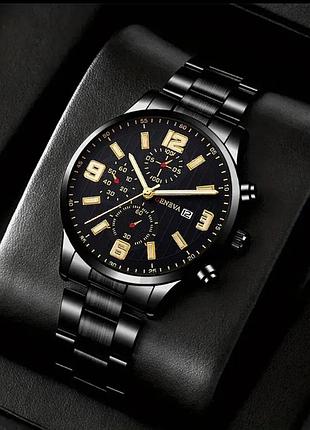 Мужская мода деловой повседневный календарь три глаза светящийся цифровой стальной...