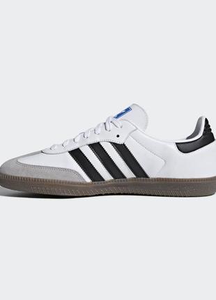 Adidas samba vegan white3 фото