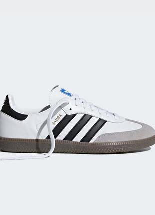 Adidas samba vegan white2 фото
