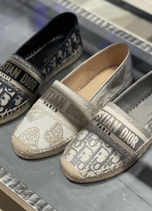 Тапочки лоферы в стиле dior 37.38.39.40.41