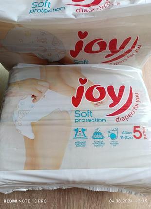 Подгузники joy soft protection. размер 3, 4, 5
