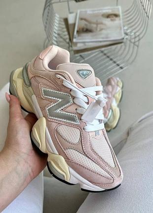 Женские кроссовки new balance 9060 white pink💗