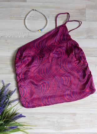 Топ на одно плечо яркий легкий бренд primark