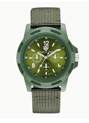 Мужские кварцевые наручные часы с нейлоновым ремешком