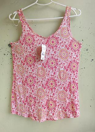 Оригинальная женская трикотажная майка топ от бренда george нова