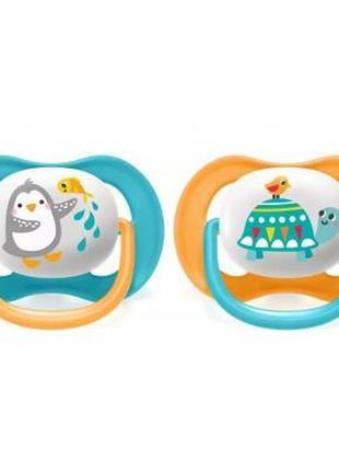 Пустушка philips avent ultra air animal для хлопчиків 6-18 міс (scf080/07)