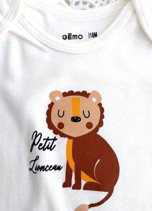 Бодики с коротким рукавчиком бренд: gemo ✅️ рост- 86 см возраст- 24 мес