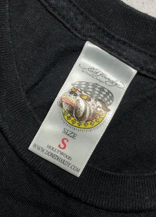 Жіноча футболка ед харді, ed hardy skeleton logo women tee9 фото
