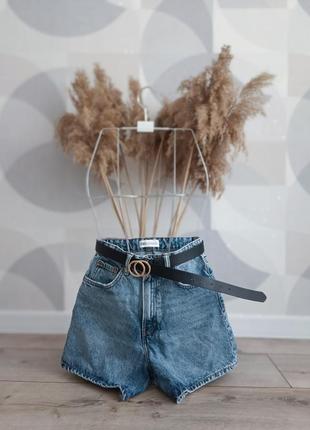 Джинсовые шорты бермуды короткие zara