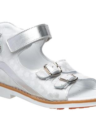 Сандалии ортопедические the leo 0068 (серебряный, 30)