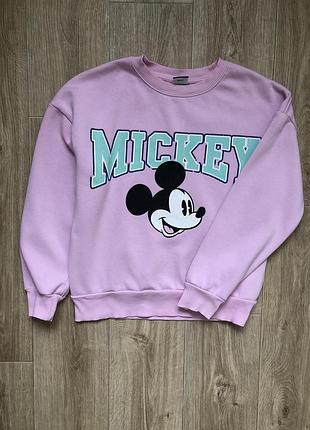 Свитшот disney 11-12 лет на флисе микки маус