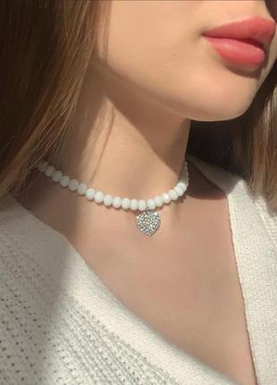 Ожерелье из хрусталя