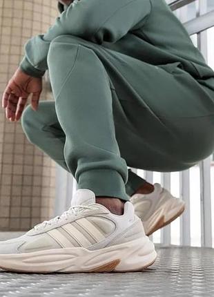 Кроссовки мужские adidas ozelle aluminium white