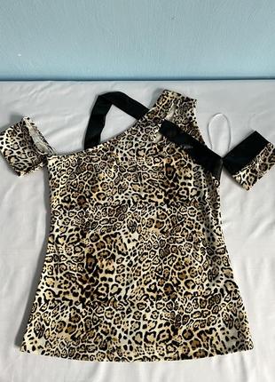 Блузка леопардова 2