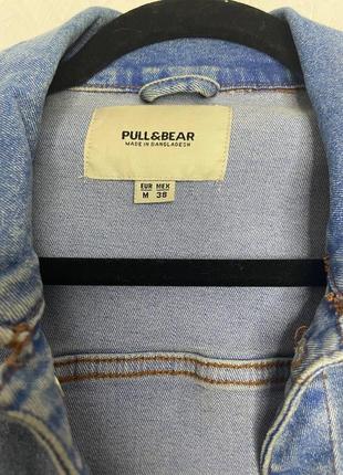 Куртка джинсовая голубая pull&bear / джинсовка 7