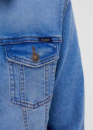 Куртка джинсовая голубая pull&bear / джинсовка 9
