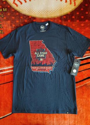 ⚾ оригинал. очень классная футболка 47 brand x mlb all star game atlanta.