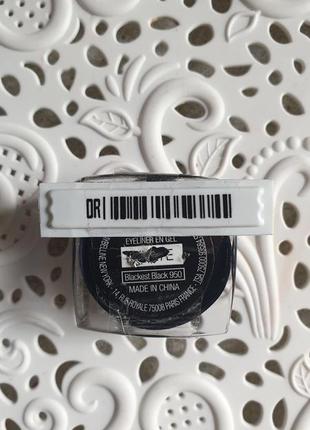 Maybelline tattoo liner gel pot liner тестер стойкой гелевой подводки для глаз