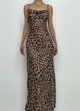 Платье пляжное,вечернее на фотосессию леопардовое,сетка,на пляж макси,длинное