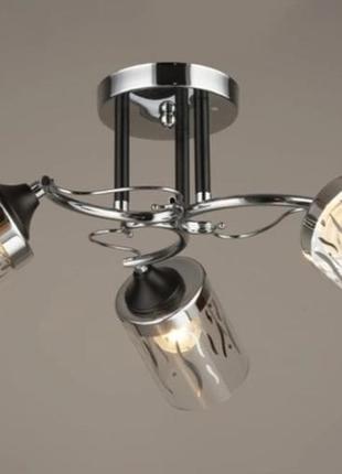 Люстра потолочная sirius b c1412/3 bk+ch