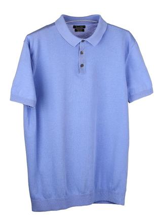 Сорочка поло massimo dutti extrafine_cotton чоловіча, нова,сток, розмір: l-40 ±35y