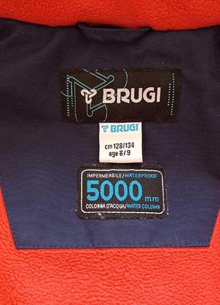 Зимняя куртка мембранная  5000 brugi италия  8-10 лет5 фото