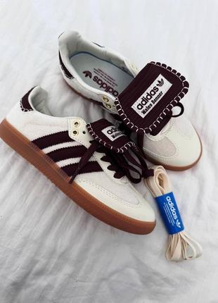 Adidas samba x walles bonner white pony premium