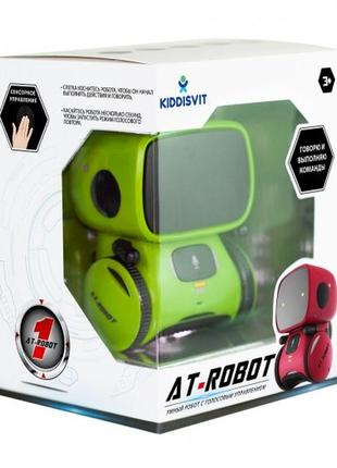 Інтерактивний робот з голосовим керуванням – at-robot (зелений)3 фото