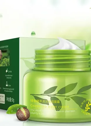 До 26.10.24 крем для обличчя з зеленим чаєм rorec greentea water cream (50г)