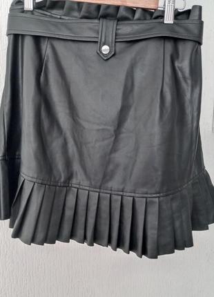 Спідниця кожзам zara5 фото