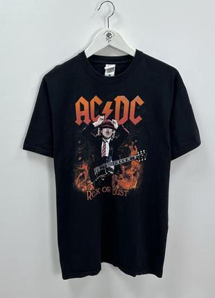 Ac/dc rock or bust 2015 офф мерч футболка рок мерч ас/дс rock merch