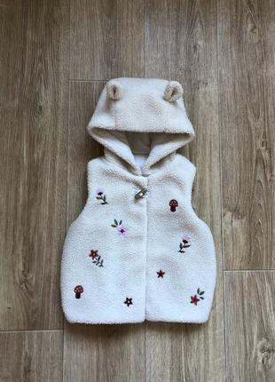 Жилетка 12-18 мес меховушка nutmeg 12-18 мес