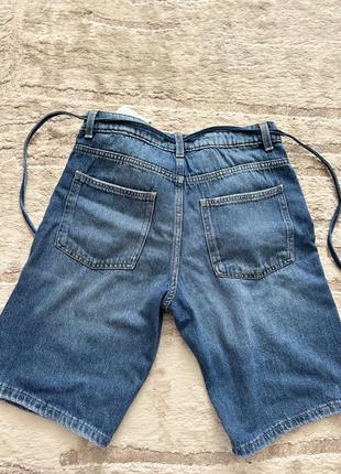 Джинсовые шорты zara2 фото