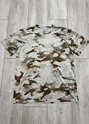 Тренировочная футболка nike training dri-fit camo tee