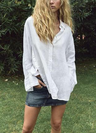 Сорочка льон zara