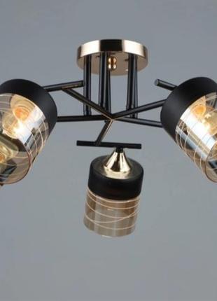 Люстра в гостиную sirius b a4128/5 bk+fgd