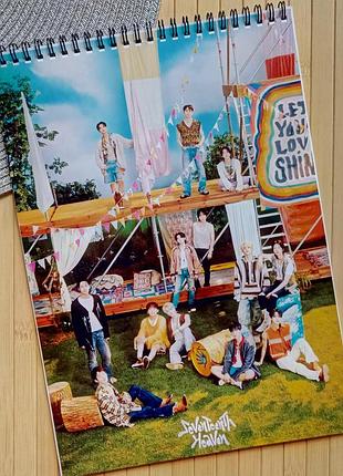 Альбом для рисования севентін seventeen севентин к-поп k-pop heaven (16287)
