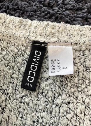 Свитер серый h&m s/m 2