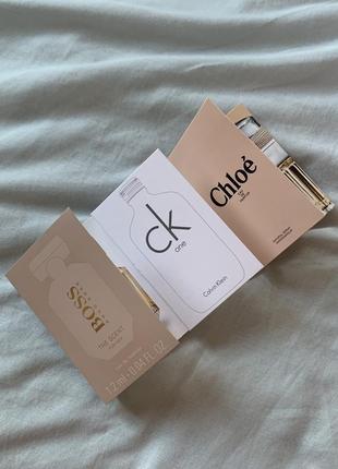 Парфуми hugo boss, calvin klein, chloé